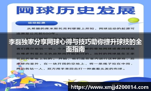 李磊独家分享网球心得与技巧助你提升球技的全面指南