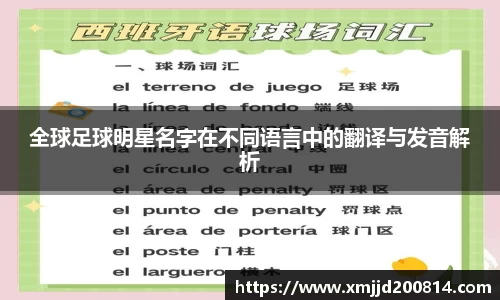 全球足球明星名字在不同语言中的翻译与发音解析